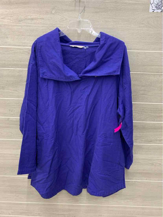 Soft Surroundings Purple Womens Size L Shirt