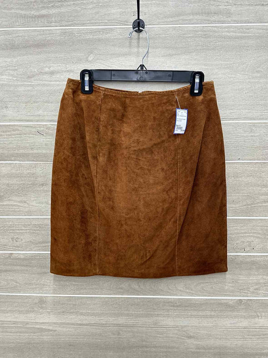 CHIA Size 10 Brown Womens Skirt