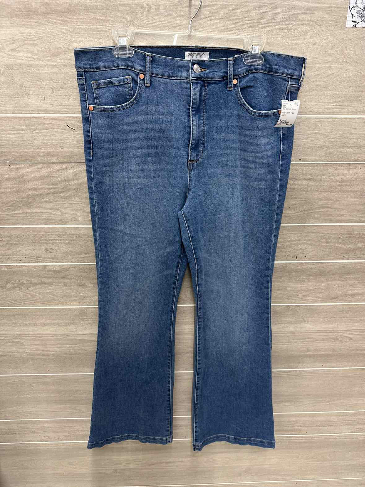 Sofia Size 16 Blue Womens Jeans