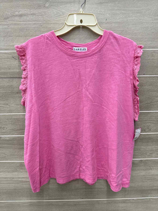 Blakeley Size 1X Pink Plus Tank Top
