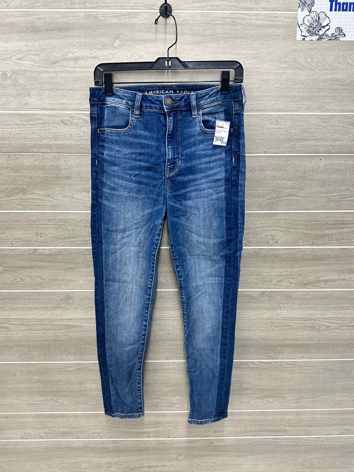 American Eagle Size 8 Short Blue Womens Jeans