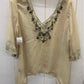 Tan Womens Size XS Shirt