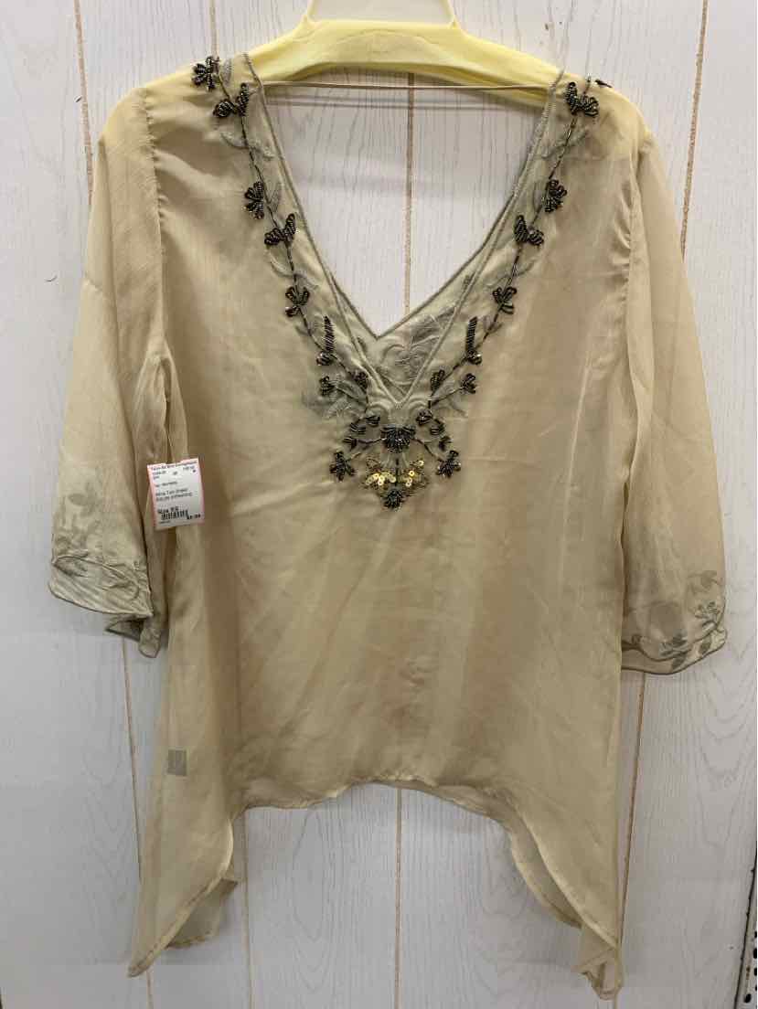 Tan Womens Size XS Shirt