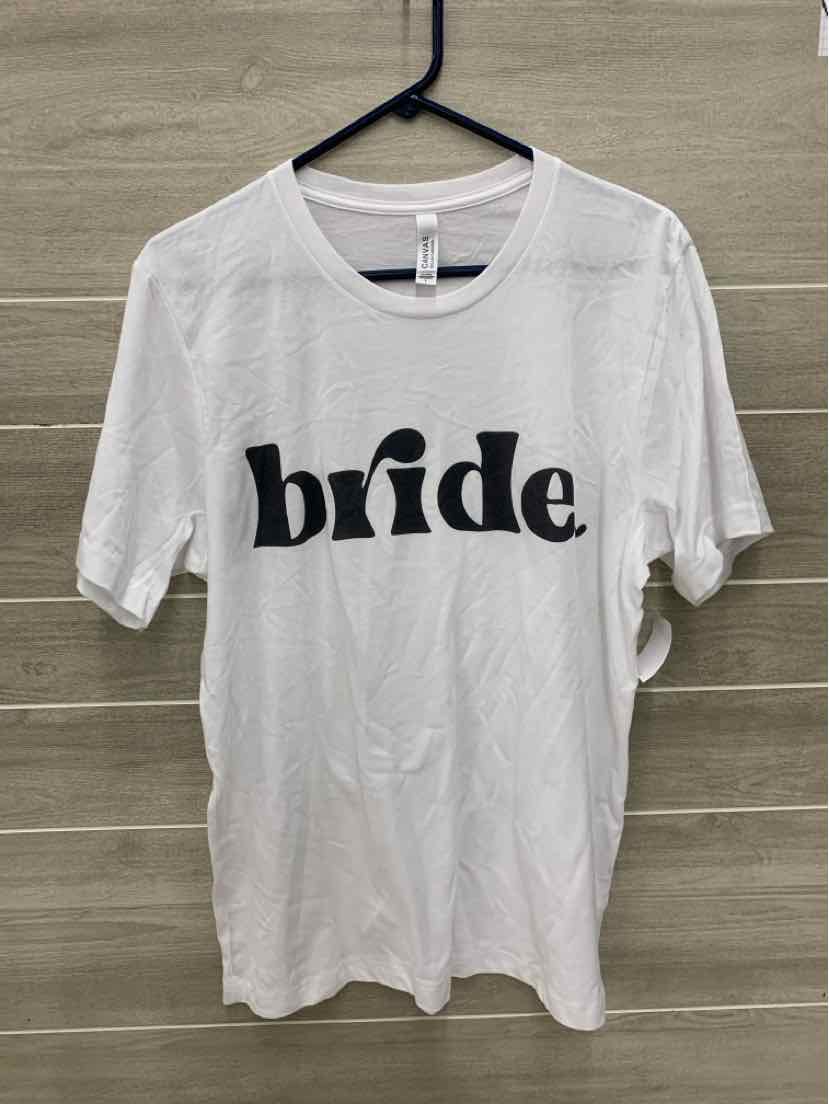 White Womens Size L Shirt