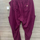 Carhartt Size 2X/P Burgundy Womens Scrub Pants