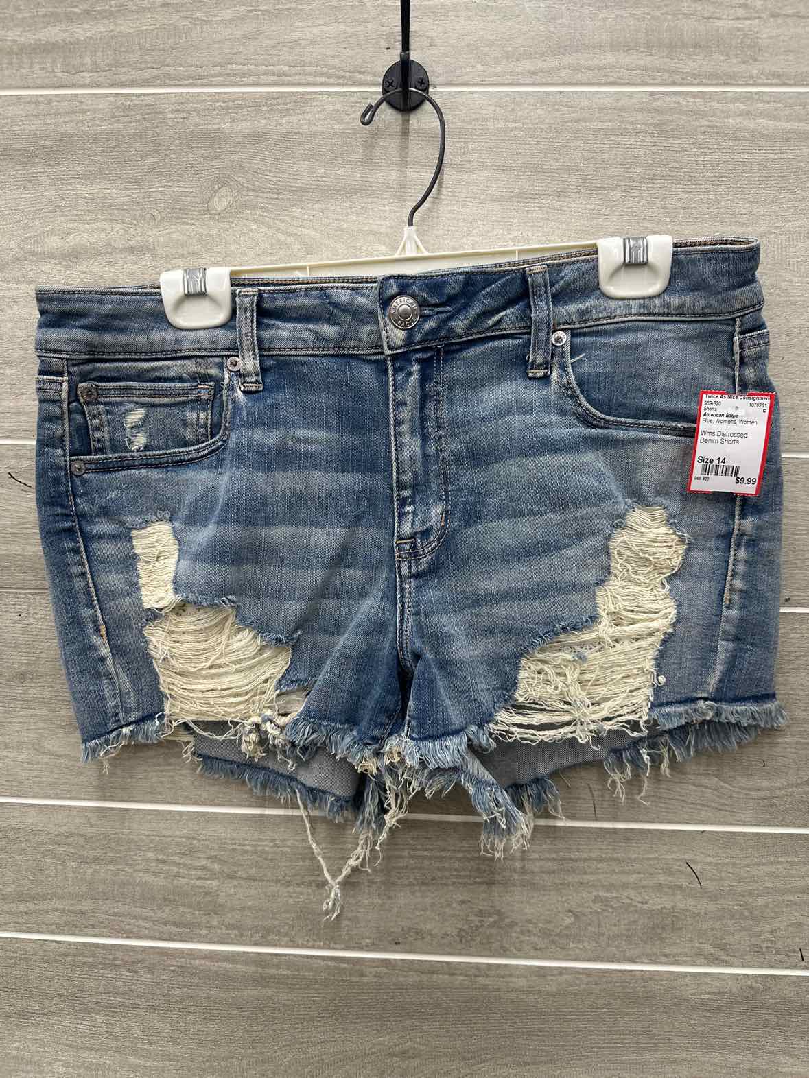 American Eagle Size 14 Blue Womens Shorts