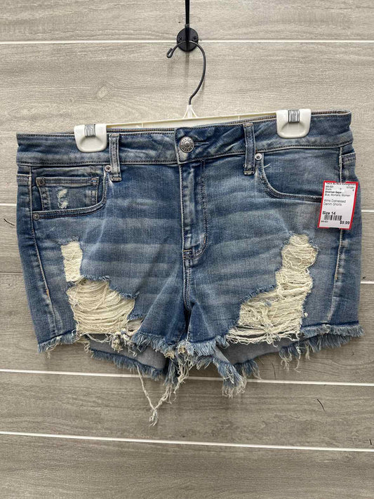 American Eagle Size 14 Blue Womens Shorts