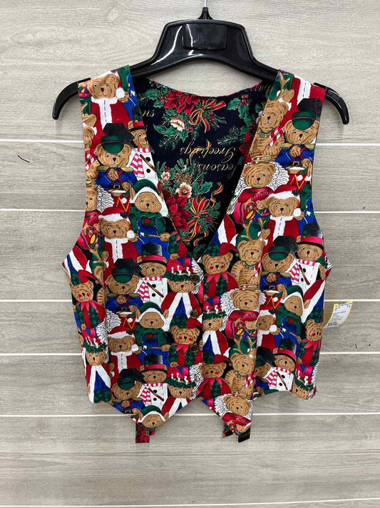 Multi-Color Womens Women Size S/M Vest