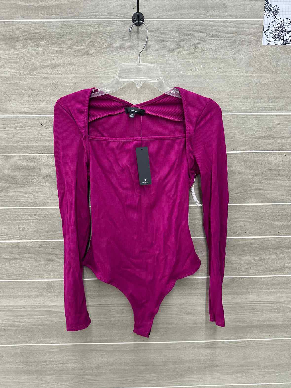 LULU'S Size M Pink Womens Bodysuit