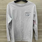 Ivory Ella Size M Gray Junior Shirt