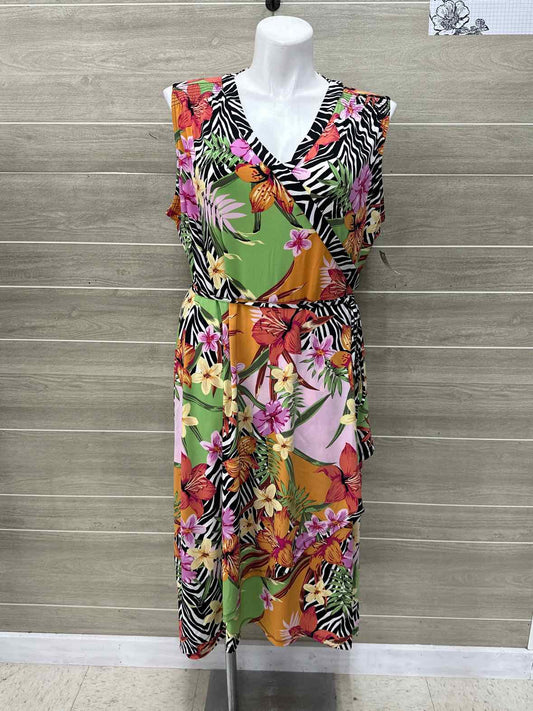 Rafaella Multi-Color Womens Women Size 2X Dress