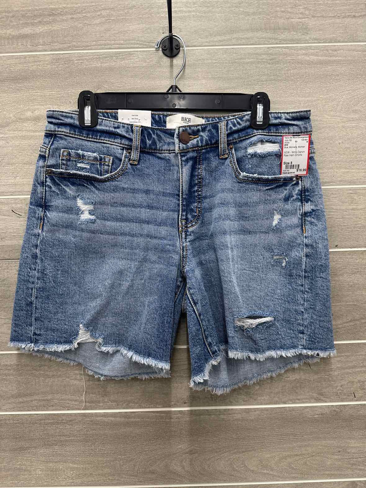 BKE Size 8 Blue Womens Shorts