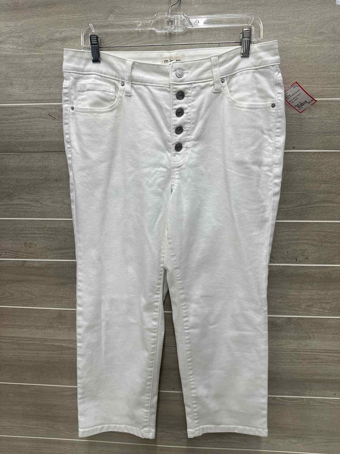 Maurices Size 12 White Womens Jeans