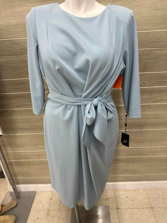 Adrianna Papell Blue Womens Women Size 16W Dress