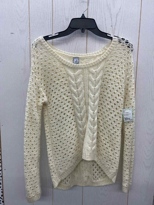 JCP Cream Womens Size M Sweater