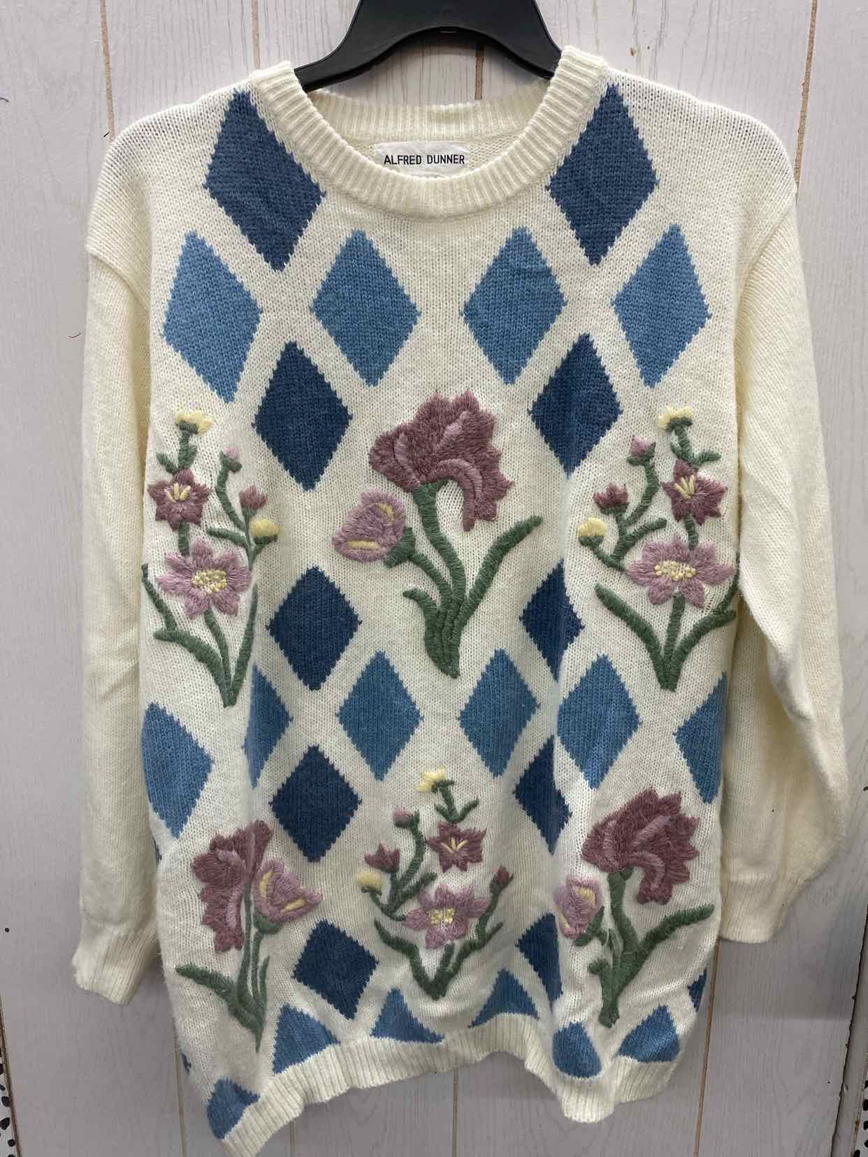 Alfred Dunner Cream Womens Size 16/18 Sweater