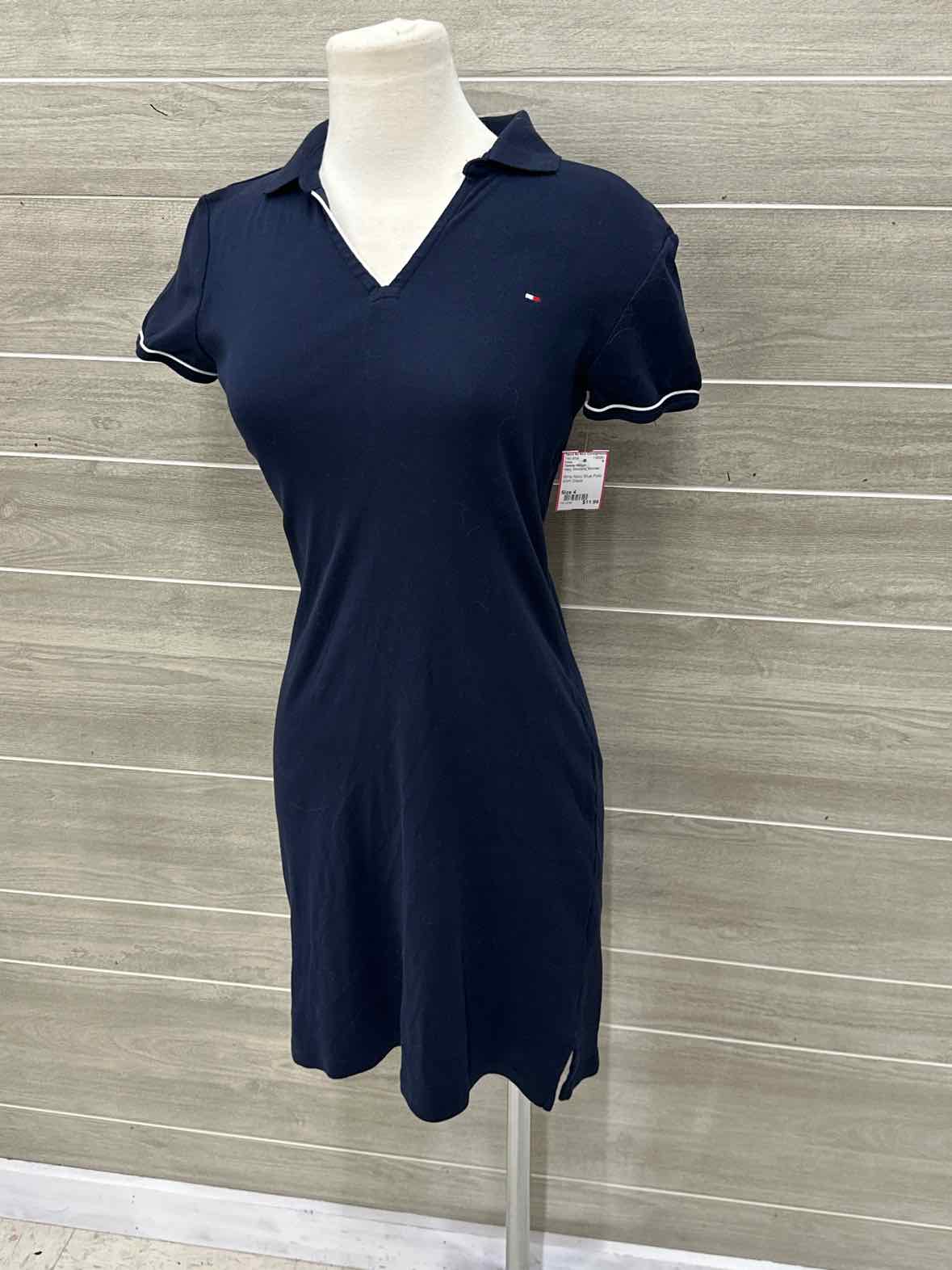 Tommy Hilfiger Size 4 Navy Womens Dress