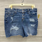 Maurices Blue Womens Women Size 14 Shorts