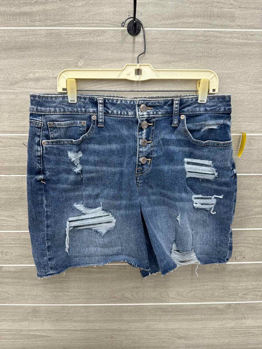 Maurices Blue Womens Women Size 14 Shorts