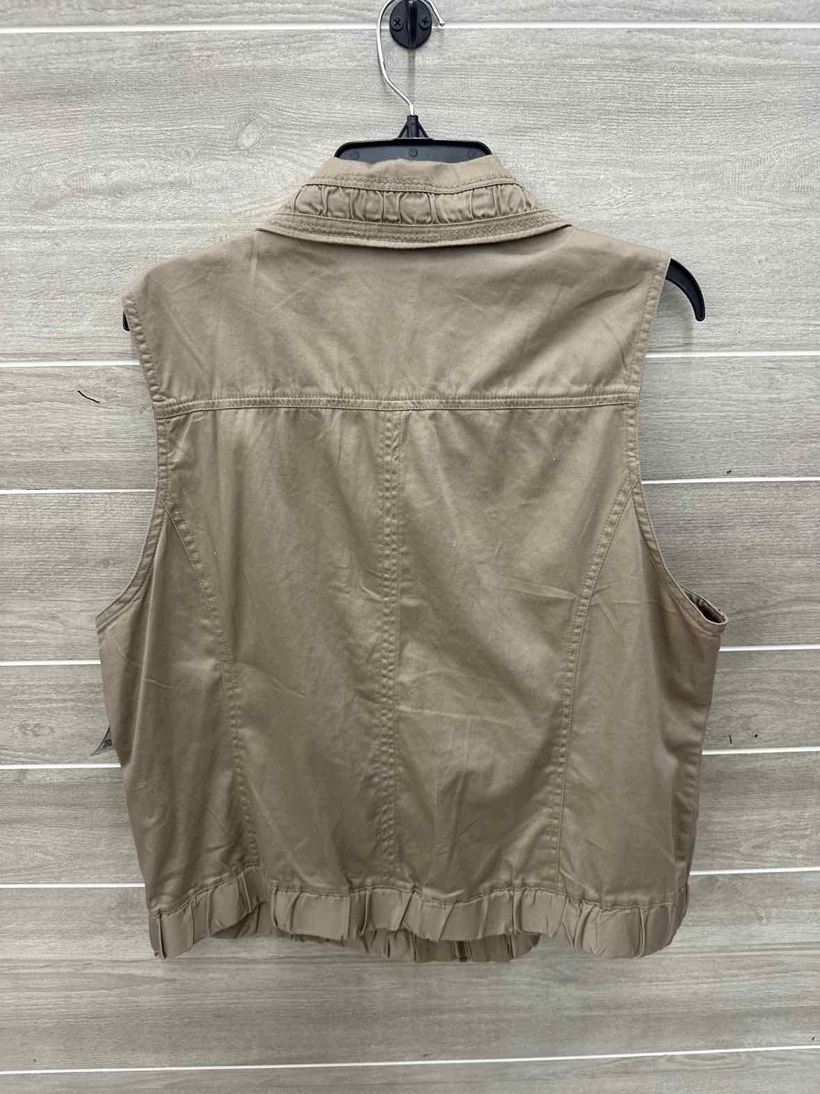 CJ Banks Tan Womens Women Size 16/18 Vest