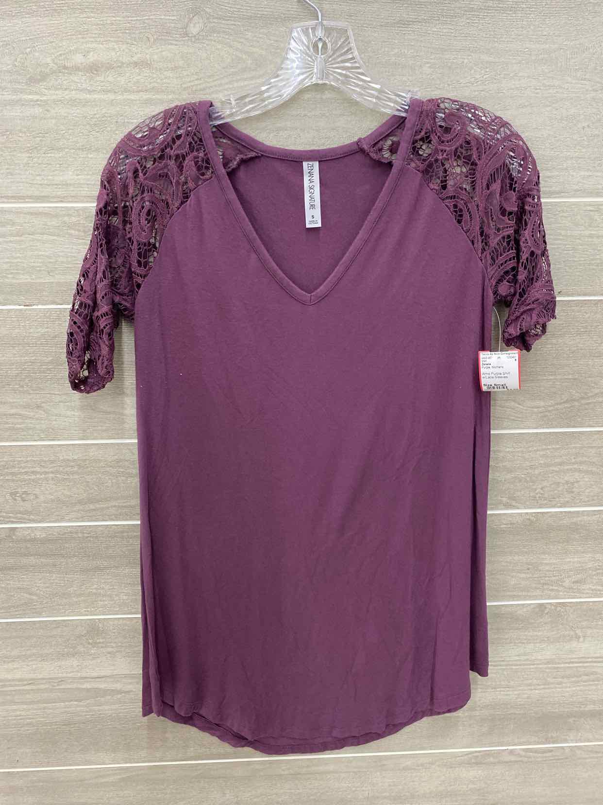 Zenana Purple Womens Size Small Shirt