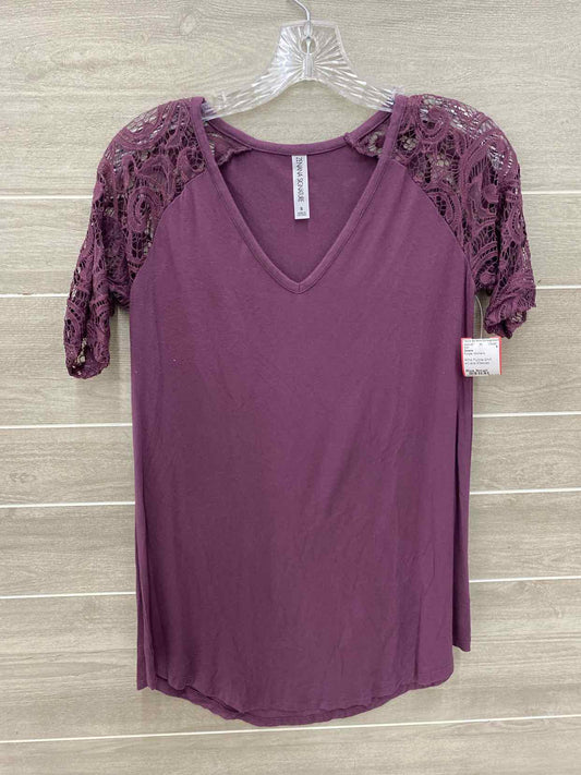 Zenana Purple Womens Size Small Shirt