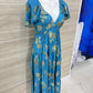 Angie Size 8 Teal Womens Dress