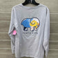 Ivory Ella Size M Gray Junior Shirt