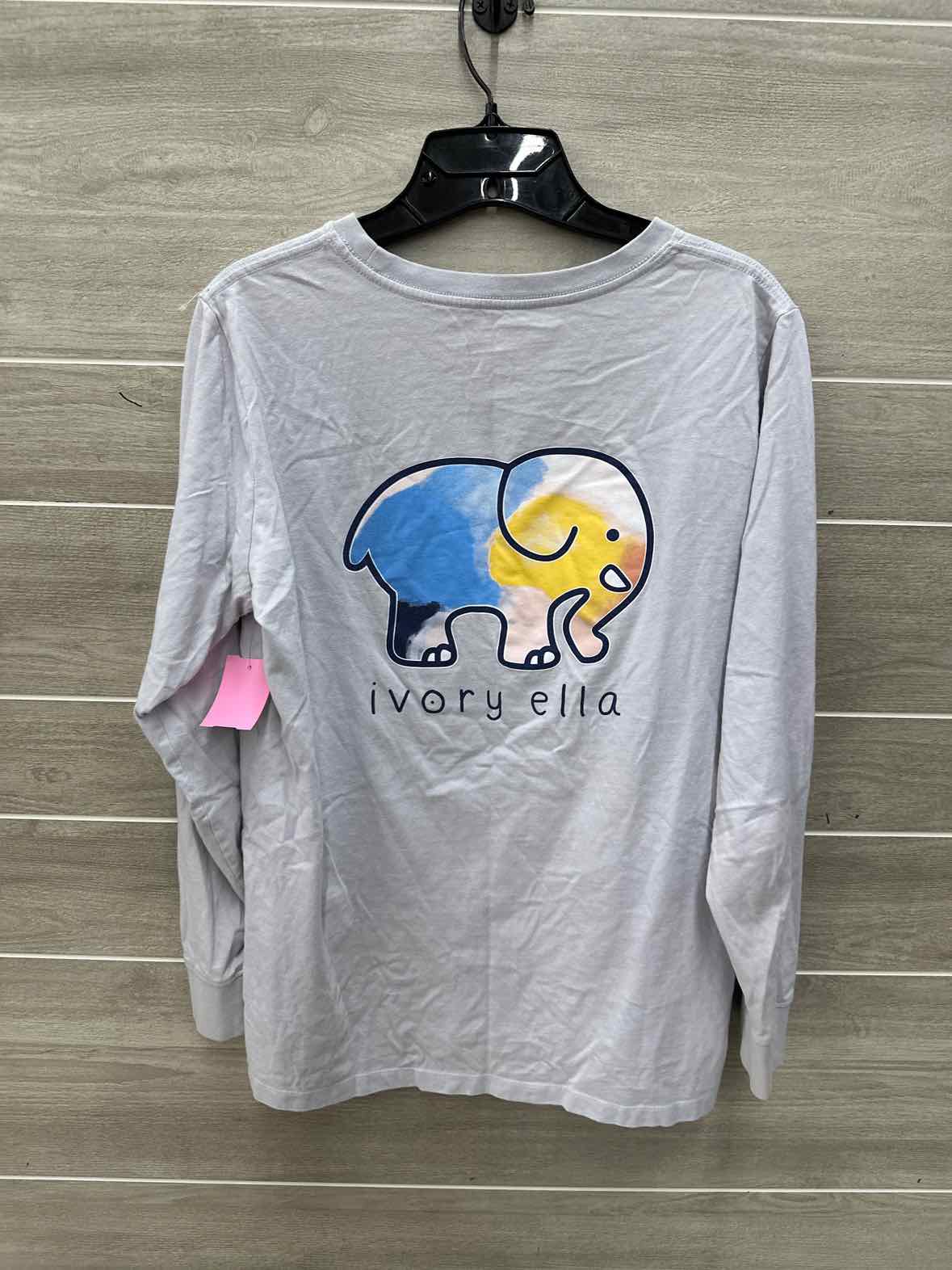 Ivory Ella Size M Gray Junior Shirt