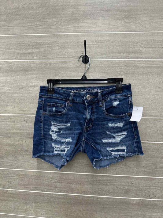 American Eagle Size 6 Blue Womens Shorts