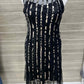 Sandra Darren Black Womens Size 12 Dress