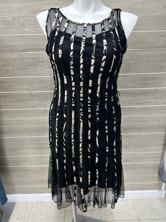 Sandra Darren Black Womens Size 12 Dress