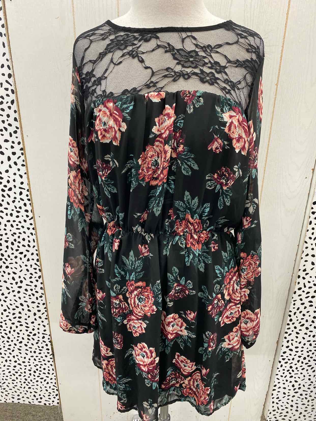 Charlotte Russe Black Womens Size 9/10 Dress