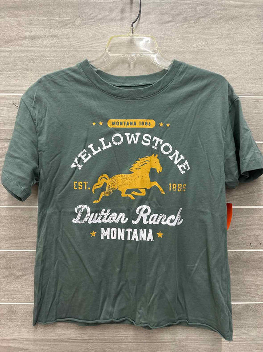 Yellowstone Size M Green Womens Shirt