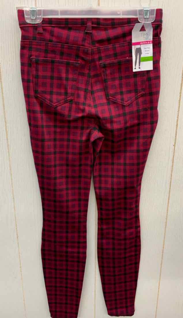 Time & Tru Red Womens Size 0/2 Pants