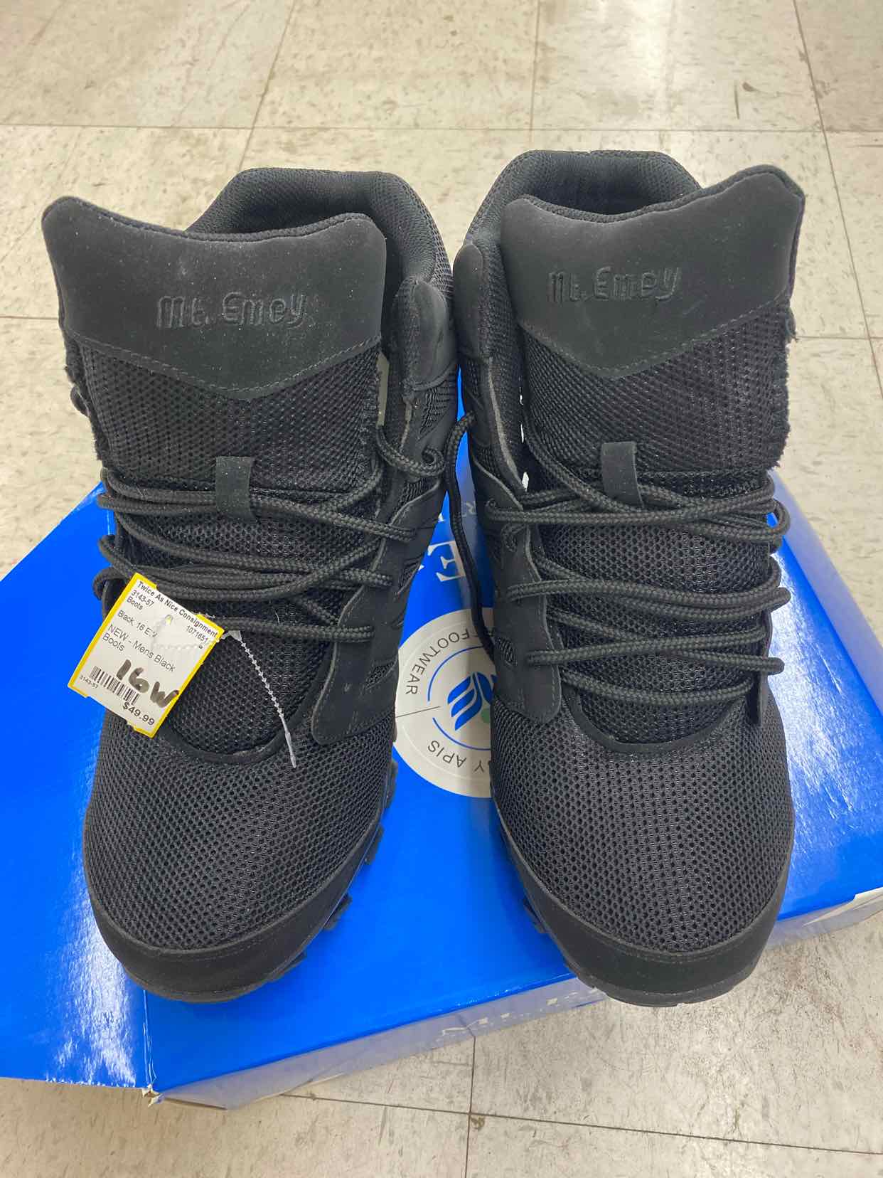 Mt Emey US Shoe Size 16 EW Boots