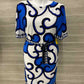 Dressbarn Blue Womens Size 12 Dress