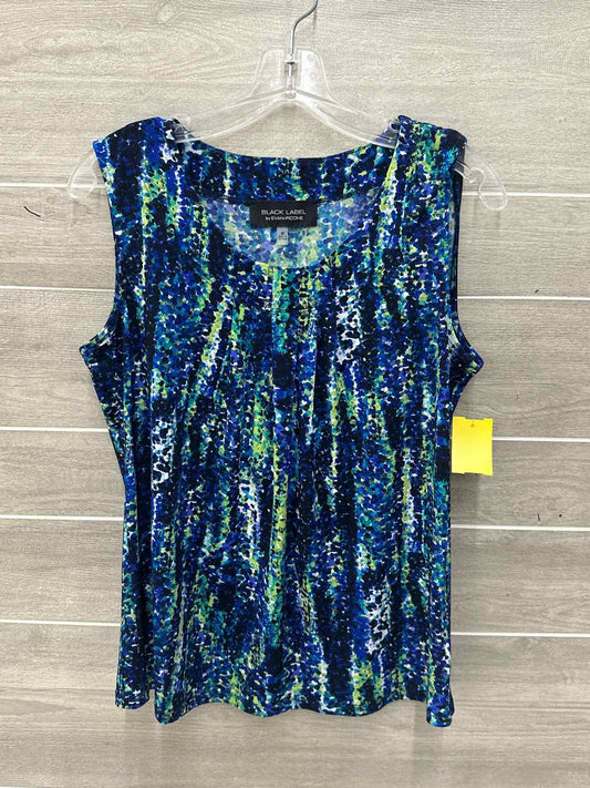 Evan Picone Blue Womens Women Size M Tank Top