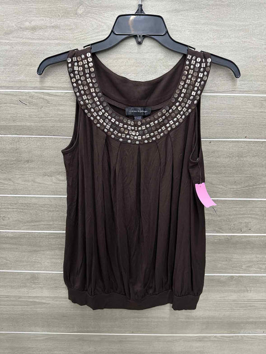 Cable & Gauge Size L Brown Womens Tank Top