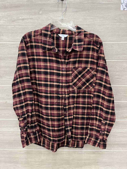 Time & Tru Size XL Black Womens Shirt
