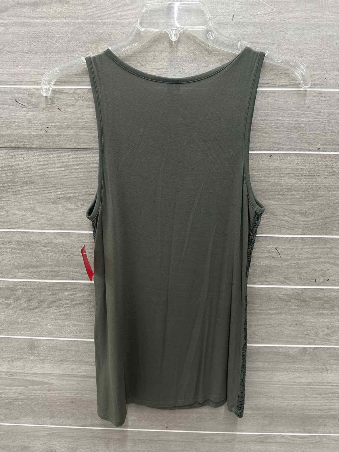 Studio Y Size M Olive Womens Tank Top