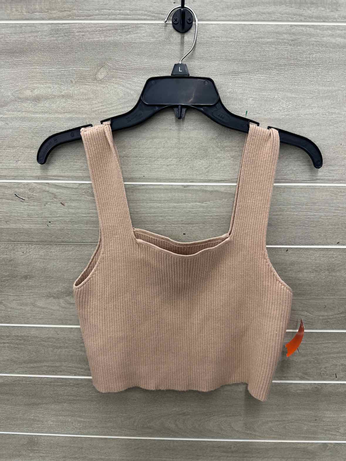 Shein Size L Tan Junior Tank Top