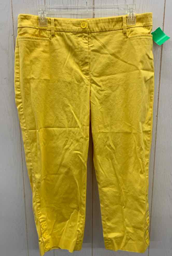 Talbots Yellow Womens Size 10 Pants