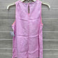 Lands End Size M Pink Womens Tank Top