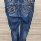 Silver Size 18 Tall Blue Womens Jeans