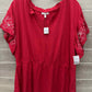 Maurices Size 1X Red Womens Shirt