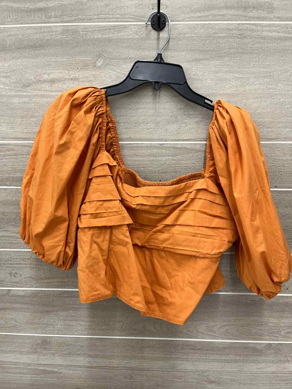 Abercrombie & Fitch Size L Orange Womens Shirt