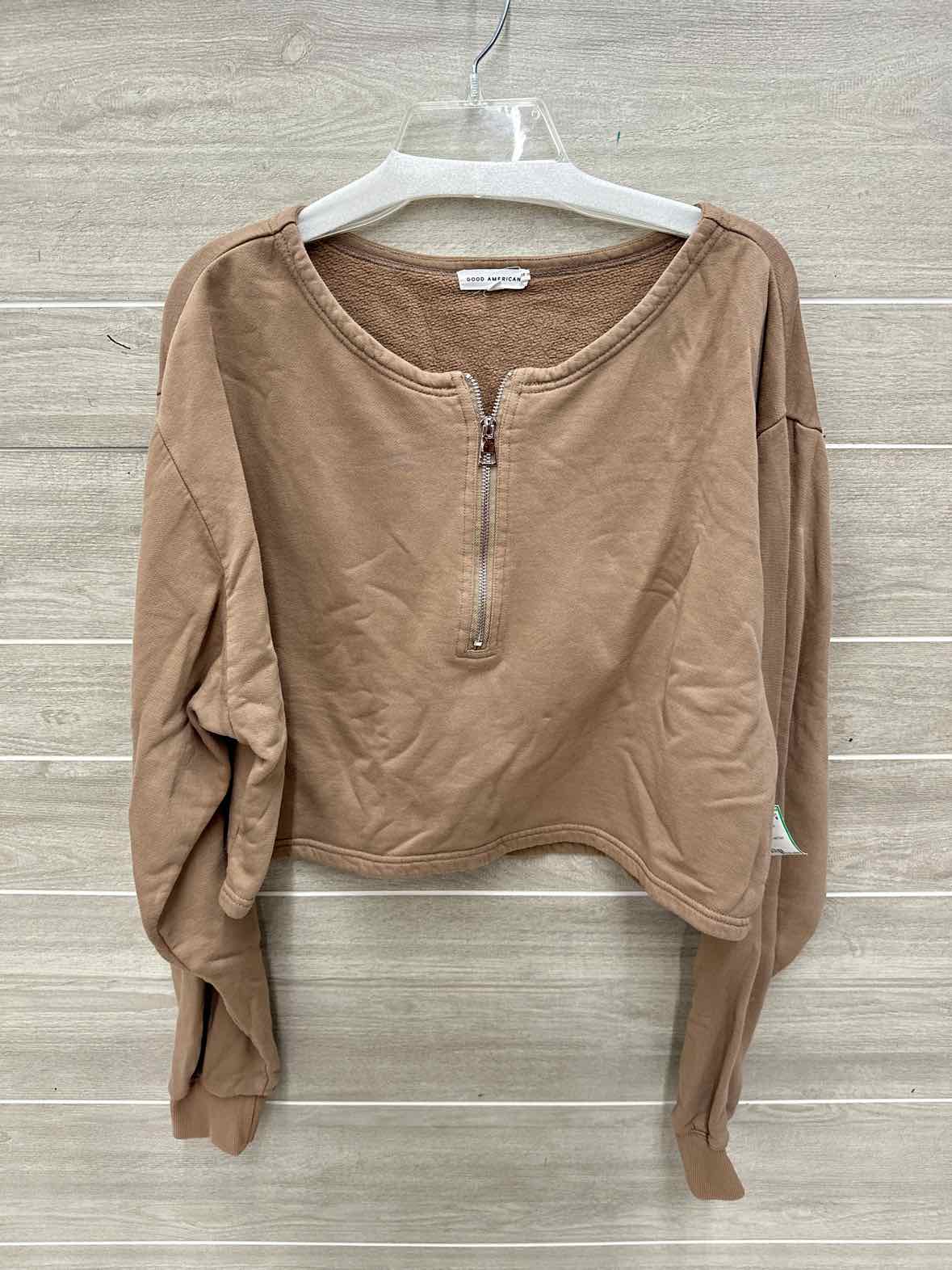 Good American Size M/L Tan Womens Sweatshirt