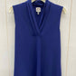 Anne Klein Navy Womens Size M Shirt