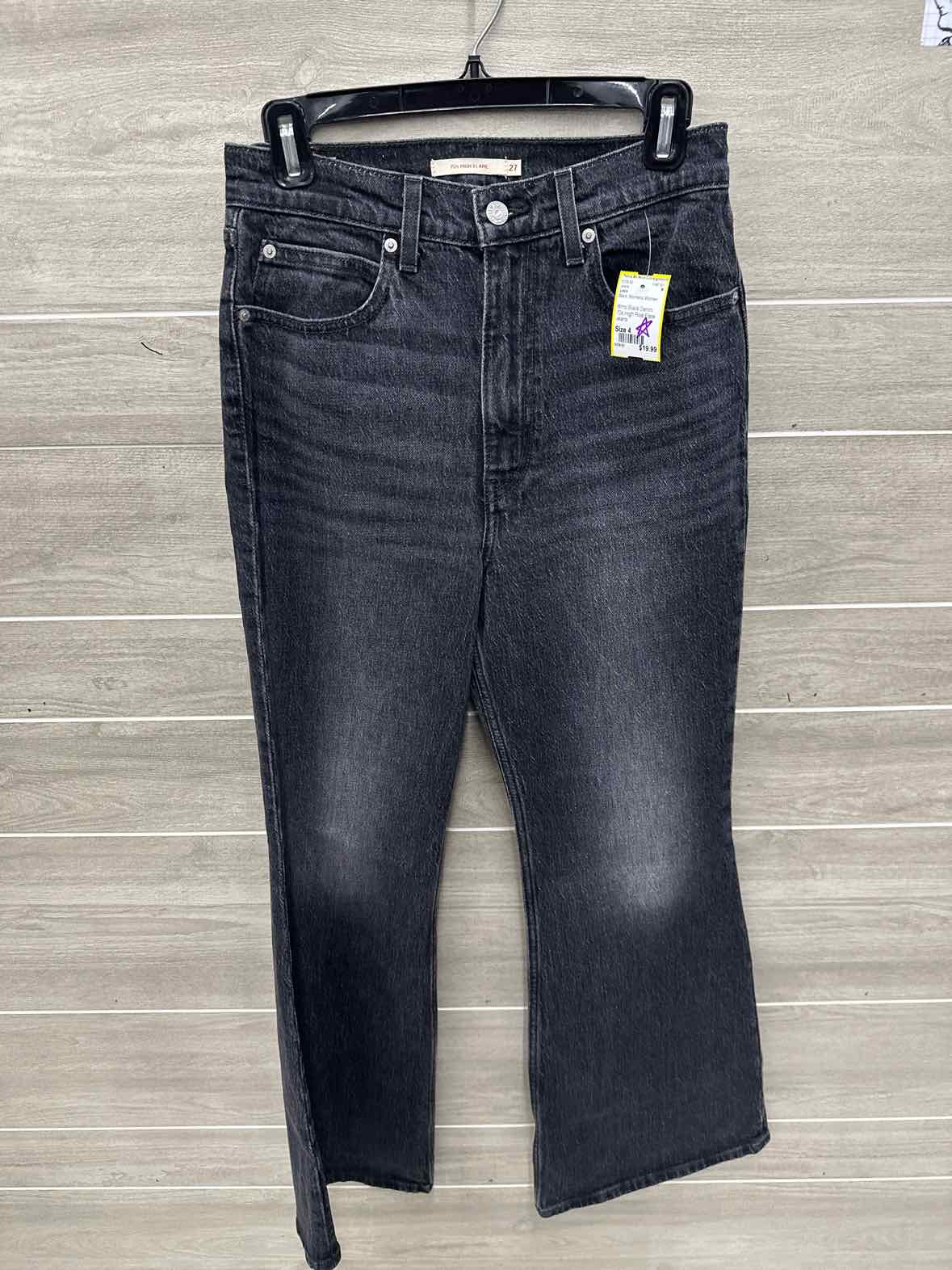 Levis Size 4 Black Womens Jeans